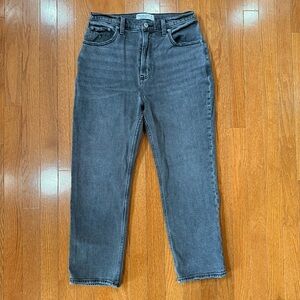 Abercrombie & Fitch High Rise Jeans - Charcoal Gray